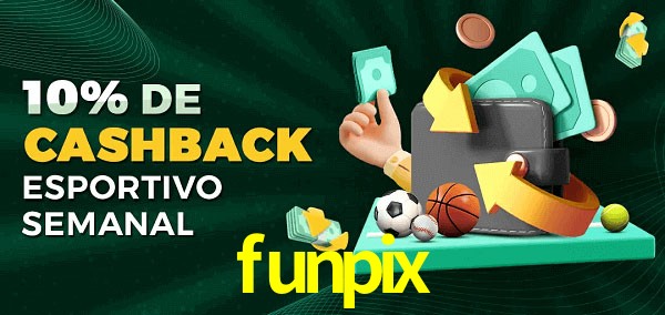 10% de bônus de cashback na funpix